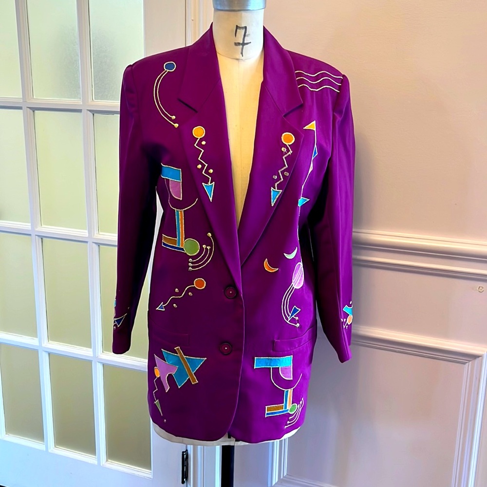 Domani 80’s vintage wool blazer
